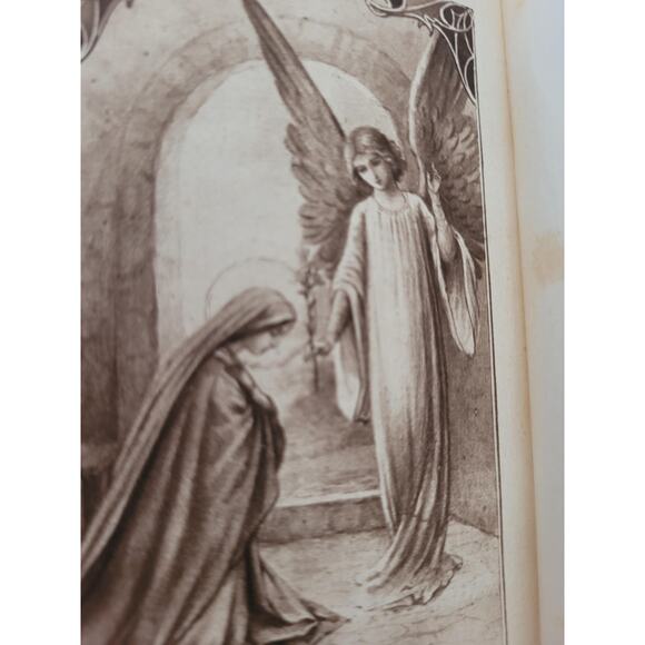 French Art Nouveau Prayer Book 1917 with Beautiful Graphics for Displaying - Picture 5 of 9